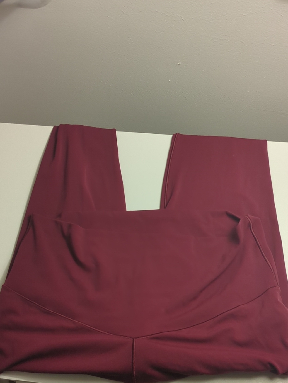 aerie Maroon High-Waist Leggings